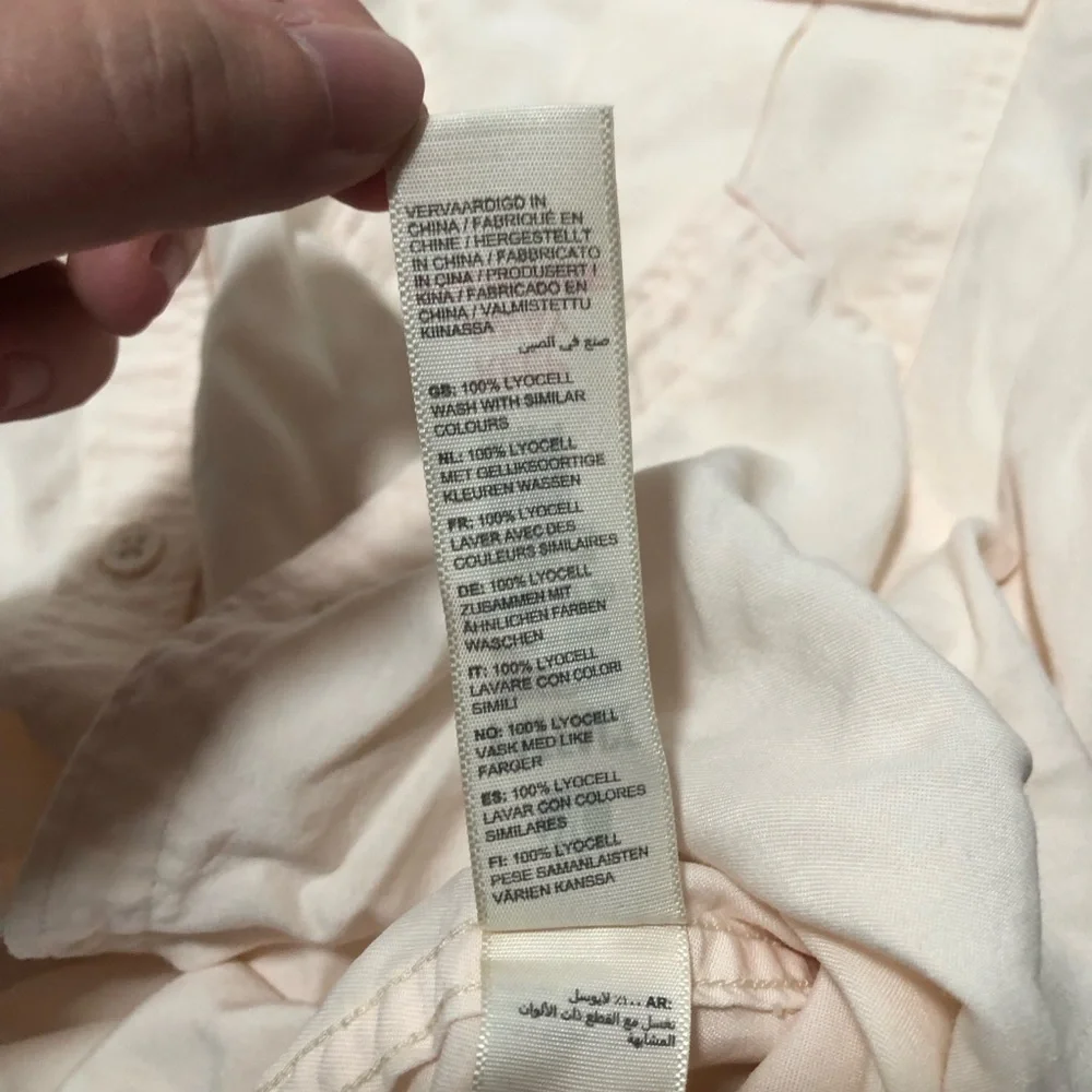 FatFace Peach Pink Button Front Utility Blouse - Size 8 - Picture 11 of 11